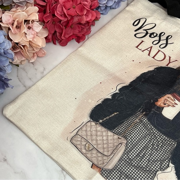 Eco-Friendly High Fashion Boss Lady Folding Tote Bag - Picture 10 of 15